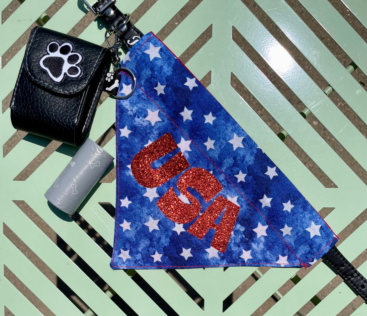 U.S.A. 🇺🇸 All American Reversible Dog Bandana
