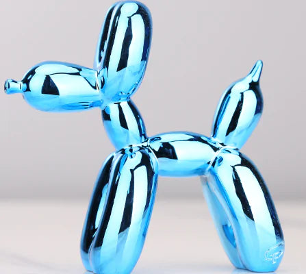 Metallic Balloon Dog Sculpture Collection