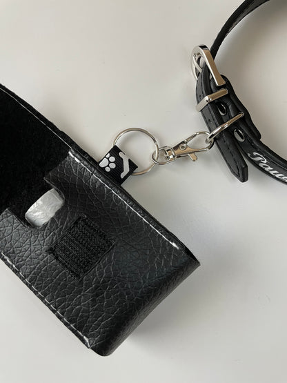 Fancy Faux Leather Dog Poop Holder -Cutest Paw Ever