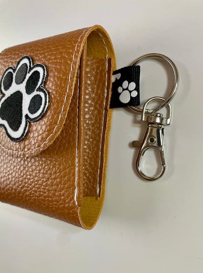 Fancy Faux Leather Dog Poop Holder -Cutest Paw Ever