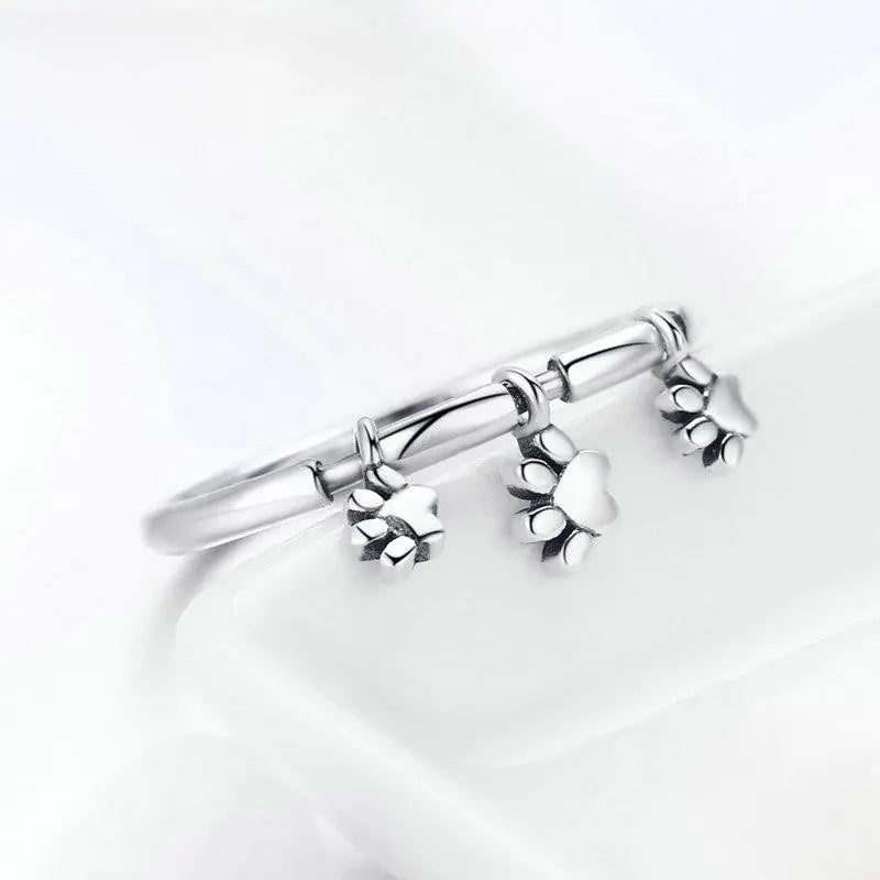 PawBlvd Sterling Silver Paw Ring