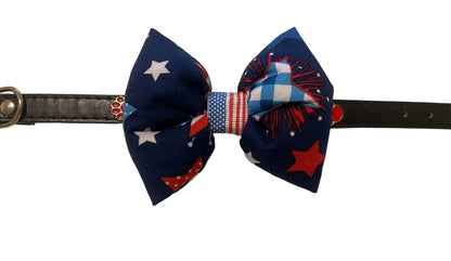 Patriotic Collar Bow Tie