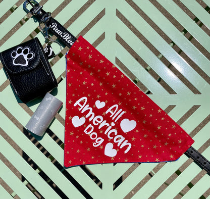U.S.A. All American Reversible Dog Bandana