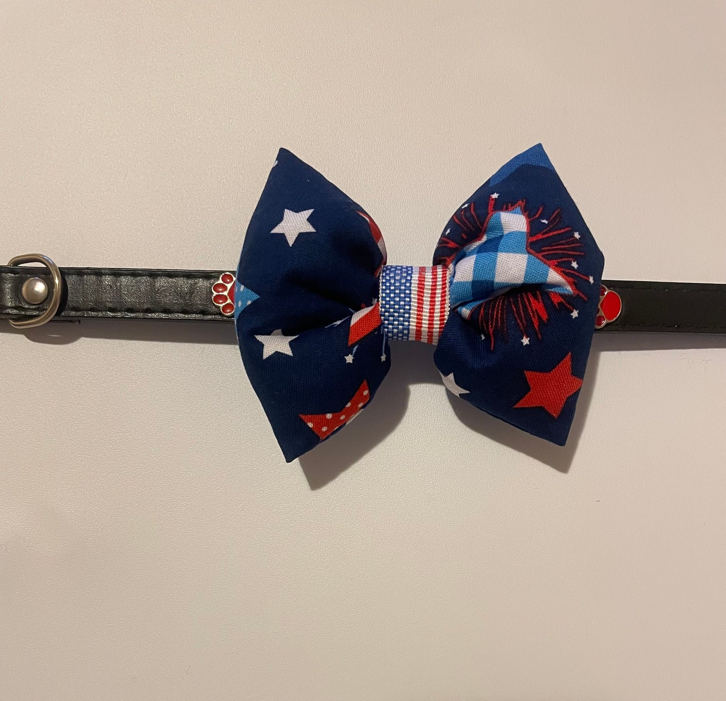 Patriotic Collar Bow Tie