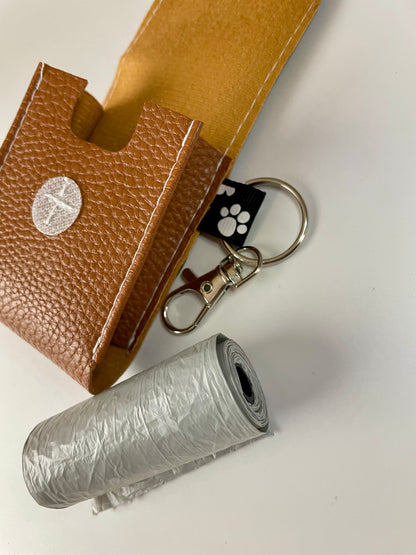 Fancy Faux Leather Dog Poop Holder -Cutest Paw Ever