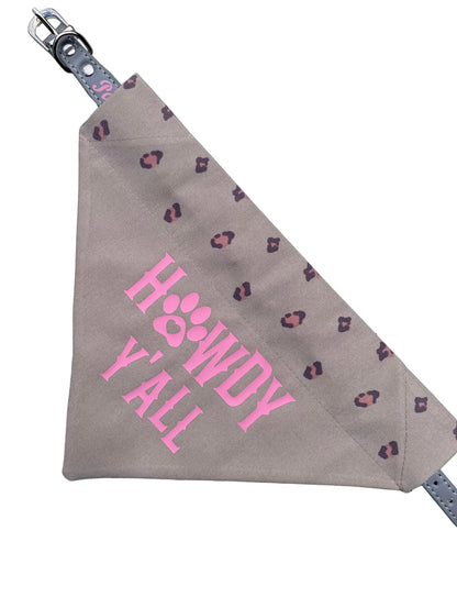 Howdy Y’All Reversible Dog Bandana