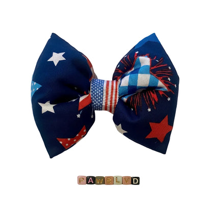 Patriotic Collar Bow Tie