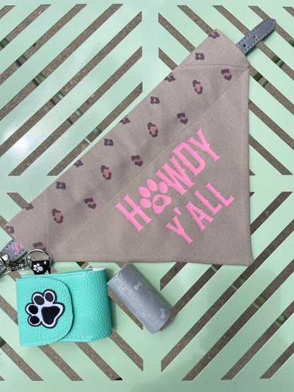 Howdy Y’All Reversible Dog Bandana