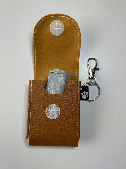 Fancy Faux Leather Dog Poop Holder -Cutest Paw Ever
