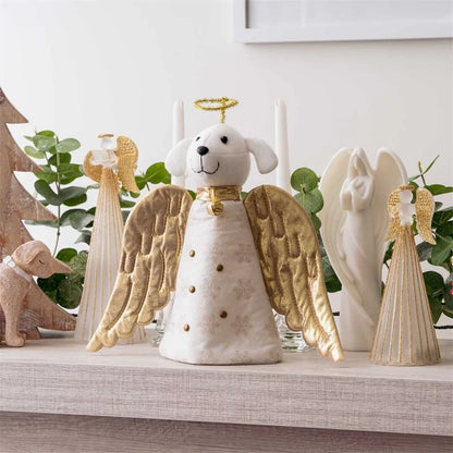 Angel Dog Xmas Tree Decoration