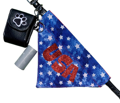 U.S.A. All American Reversible Dog Bandana