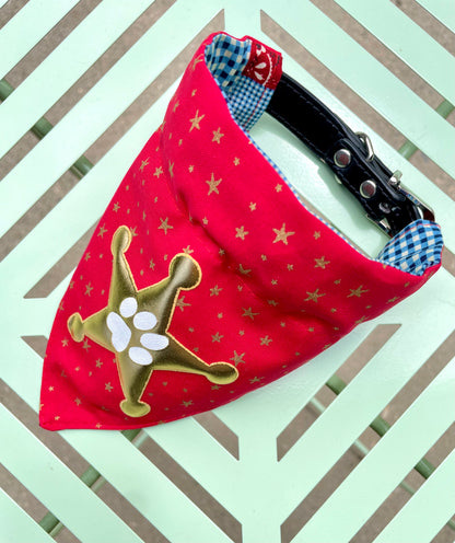 Paw Ranger Reversible Dog Bandana