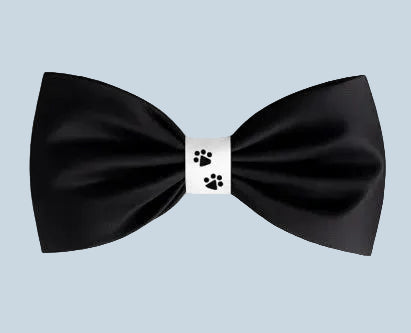 Luxe Paw Bow Tie - Black Tie Ready