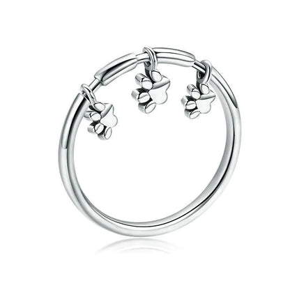 PawBlvd Sterling Silver Paw Ring