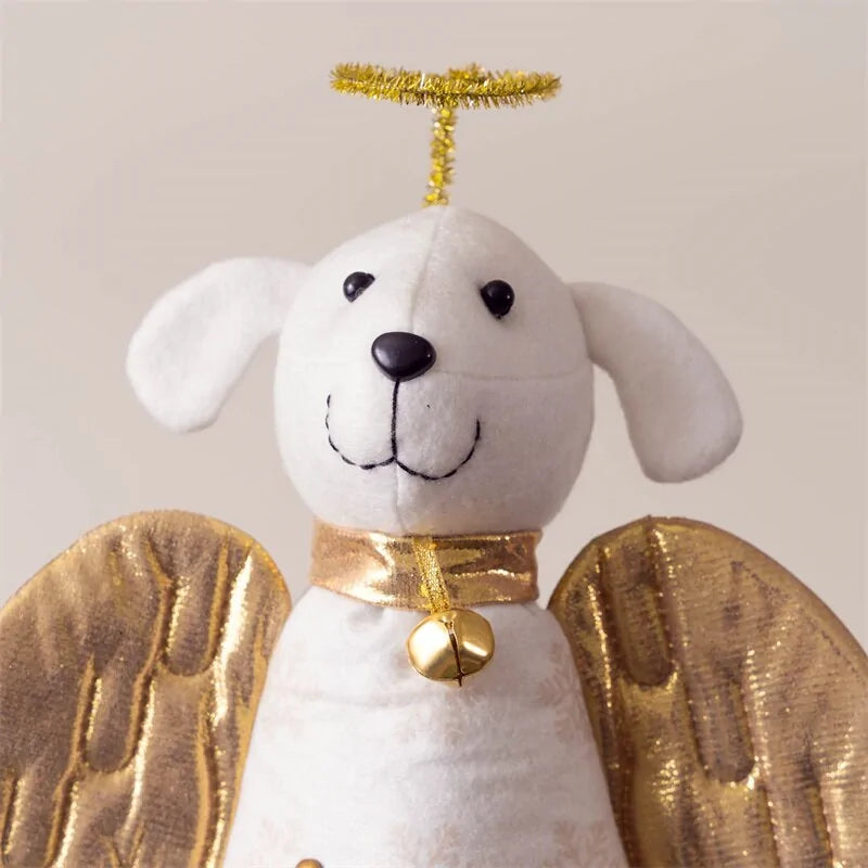 Angel Dog Xmas Tree Decoration