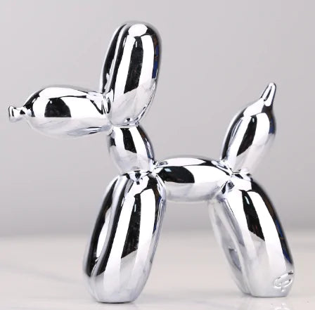 Metallic Balloon Dog Sculpture Collection