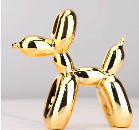 Metallic Balloon Dog Sculpture Collection