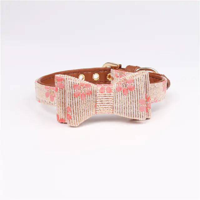 Blissful Bowknot Dog Collars