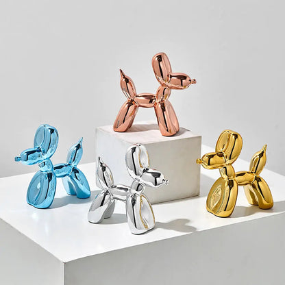 Metallic Balloon Dog Sculpture Collection